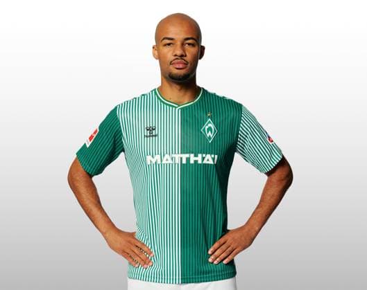 GER, Mannschaftsportrait Werder Bremen 07.08.2023, Wohninvest Weserstadion, Bremen, GER, Mannschaftsportrait Werder Bremen im Bild picture shows Jean Manuel Mbom (Werder Bremen 34);