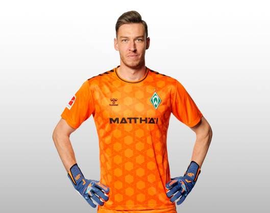 GER, Mannschaftsportrait Werder Bremen 07.08.2023, Wohninvest Weserstadion, Bremen, GER, Mannschaftsportrait Werder Bremen im Bild picture shows Jiri Pavlenka (Werder Bremen 01);