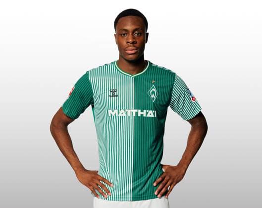 GER, Mannschaftsportrait Werder Bremen 07.08.2023, Wohninvest Weserstadion, Bremen, GER, Mannschaftsportrait Werder Bremen im Bild picture shows Dikeni Salifou (Werder Bremen 19);