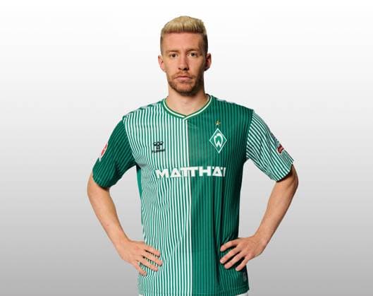 GER, Mannschaftsportrait Werder Bremen 07.08.2023, Wohninvest Weserstadion, Bremen, GER, Mannschaftsportrait Werder Bremen im Bild picture shows Mitchell Weiser (Werder Bremen 08);