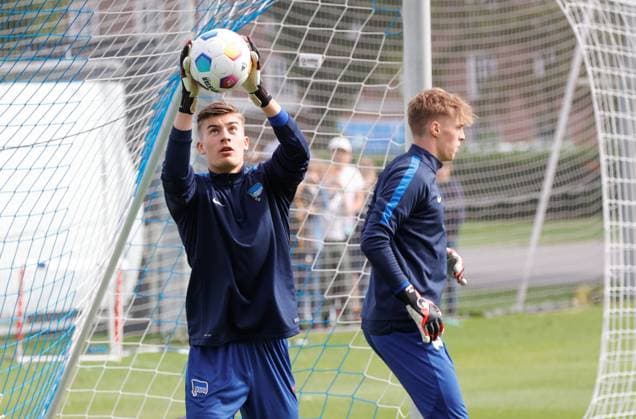 Deutschland, Berlin, Sportpark, GER, 2.FBL, Hertha BSC, Saison 2023 24, Training, Foto:Robert Kwasigroch