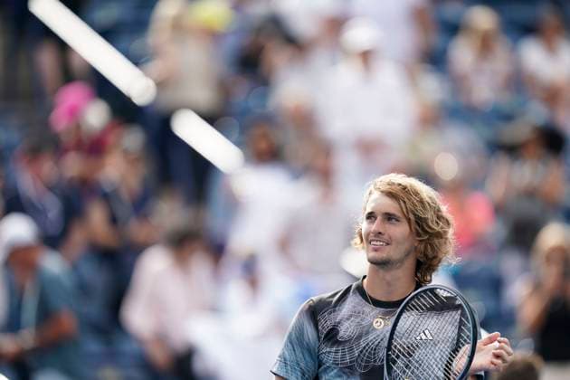 August 8, 2023, Toronto, Ontario, Canada: ALEXANDER ZVEREV reacts after winning his match against Tallon Griekspoor at The National Bank Open ATP, Tennis Herren tournament in Toronto Toronto Canada - ZUMAm215 20230808_zip_m215_019 Copyright: xArlynxMcAdoreyx