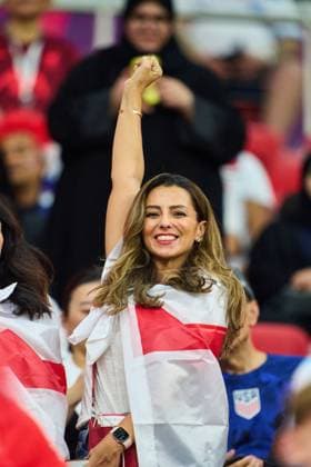 Fans ENG in the group B match ENGLAND - USA 0-0 FIFA World Cup, WM, Weltmeisterschaft, Fussball 2022 QATAR Season 2022 2023, Nov 25, 2022 in Al Bayt Stadium in Doha, Qatar.