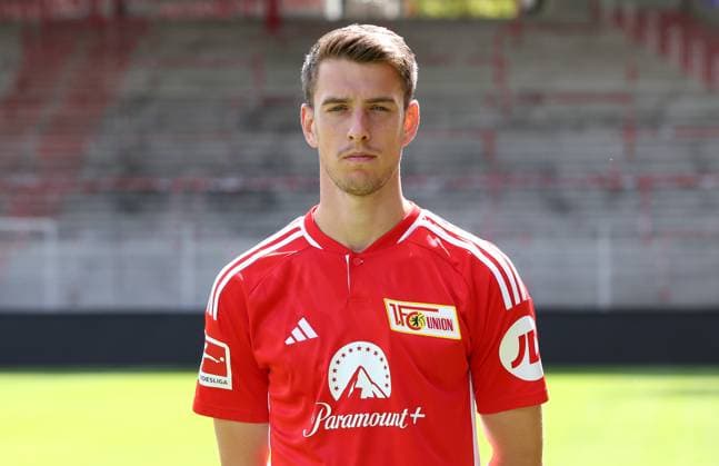 Janik Haberer; 1.FC Union Berlin FCU 1.BL Bundesliga Porträttermin Saison 2023 2024 Kader, Porträt, Vorstellung, Präsentation, Pressetermin, GER 09.08.23