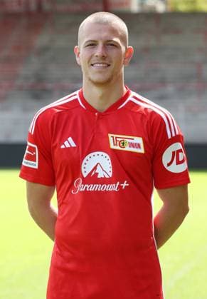 Tim Skarke; 1.FC Union Berlin FCU 1.BL Bundesliga Porträttermin Saison 2023 2024 Kader, Porträt, Vorstellung, Präsentation, Pressetermin, GER 09.08.23