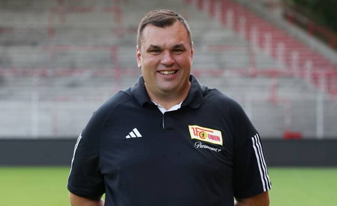 Dominik Westerfeld, Zeugwart; 1.FC Union Berlin FCU 1.BL Bundesliga Porträttermin Saison 2023 2024 Kader, Porträt, Vorstellung, Präsentation, Pressetermin, GER 09.08.23