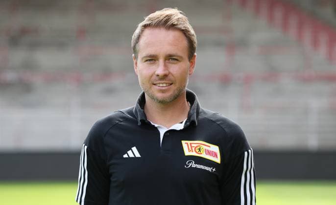 Sebastian Podsiadly Spielanalyse ; 1.FC Union Berlin FCU 1.BL Bundesliga Porträttermin Saison 2023 2024 Kader, Porträt, Vorstellung, Präsentation, Pressetermin, GER 09.08.23
