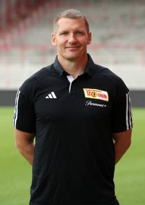 Martin Krüger Athletiktrainer; 1.FC Union Berlin FCU 1.BL Bundesliga Porträttermin Saison 2023 2024 Kader, Porträt, Vorstellung, Präsentation, Pressetermin, GER 09.08.23