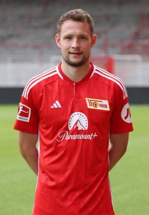 Paul Jaeckel; 1.FC Union Berlin FCU 1.BL Bundesliga Porträttermin Saison 2023 2024 Kader, Porträt, Vorstellung, Präsentation, Pressetermin, GER 09.08.23