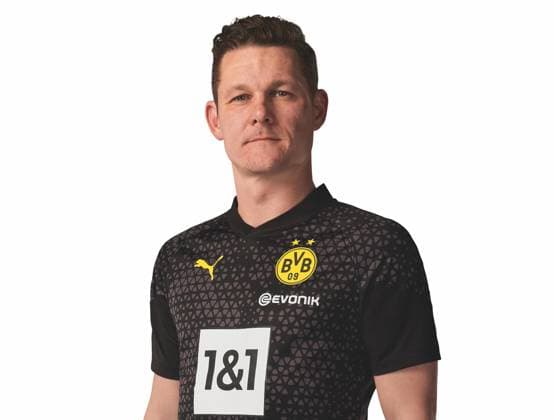 Sebastian Geppert (Co-Trainer BVB); Borussia Dortmund; 1.BL, Porträttermin 2023 2024 Foto: BVB Alexandre Simoes via TEAM2sportphoto Offizieller Portraetfoto Termin Borussia Dortmund 2023 Team2