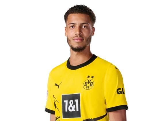 Felix Nmecha; Borussia Dortmund; 1.BL, Porträttermin 2023 2024 Foto: BVB Alexandre Simoes via TEAM2sportphoto Offizieller Portraetfoto Termin Borussia Dortmund 2023 Team2