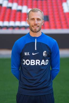 Maximilian Kessler (SC Freiburg, Athletik-Trainer); 1. Bundesliga, SC Freiburg, Portraettermin 2023 2024, 10.08.2023, (DFL REGULATIONS PROHIBIT ANY USE OF PHOTOGRAPHS AS IMAGE SEQUENCES AND OR QUASI-VIDEO) GER, Fussball, Herren, 1. Bundesliga, Spielzeit 2023 2024, SC Freiburg, Portraettermin 2023 2024, 10.08.2023, Freiburg im Breisgau Copyright: xEibner-Pressefoto SilasxSchuellex EP_EER