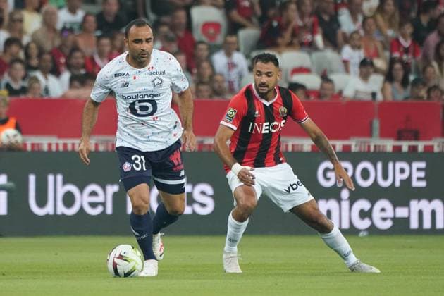 FOOTBALL : OGC Nice vs Lille - Ligue 1 Uber Eats - Nice - 11 08 2023 NorbertScanella Panoramic 