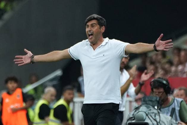 Paulo Fonseca (entraineur de l equipe de Lille) FOOTBALL : OGC Nice vs Lille - Ligue 1 Uber Eats - Nice - 11 08 2023 NorbertScanella Panoramic 