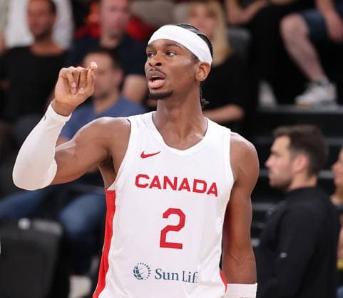 Shai Gilgeous-Alexander (CAN) Basketball, Herren, Supercup, DBB, Edel-Optics Arena, Canada gegen Neuseeland