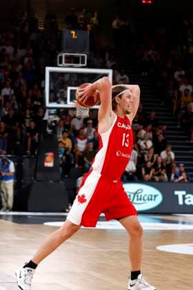 13.08.2023, Deutscher Basketball Bund, Supercup 2023, Hamburg, edel-optics.de Arena, Finale, Deutschland - Kanada, Kelly Olynyk (CAN, No13) Hamburg edel-optics.de Arena Hamburg Germany