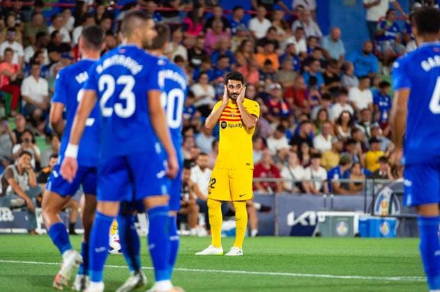 Sport Themen der Woche KW32 August 13, 2023, Getafe, Madrid, Spain: Ilkay Gundogan (Barcelona) during the LaLiga EA Sports football match between Getafe and Barcelona played at Coliseum Alfonso Perez Stadium on August 13, 2023 in Getafe, Spain Getafe Spain - ZUMAg251 20230813_zsp_g251_001 Copyright: xAlbertoxGardinx