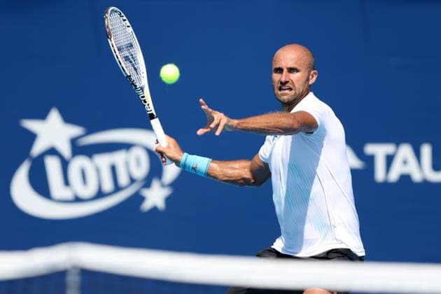 KOZERKI 14.08.2023 TURNIEJ ATP, Tennis Herren 100 LOTTO KOZERKI OPEN --- TENNIS ATP CHALLENGER TOUR 100 MARIUS COPIL FOT. PIOTR KUCZA FOTOPYK NEWSPIX.PL --- Newspix.pl  230814PYK0125