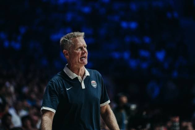 2023 FIBA World Cup - USA v Spain Steve Kerr of USA Team in action during the Torneo Ciudad de Malaga, basketball match played between Spain and USA on August 13, 2023, in Malaga, Spain. Malaga Spain  Copyright: xJonxImanolxReinox originalFilename:reinorenon-spainvus230813_npuOM.jpg