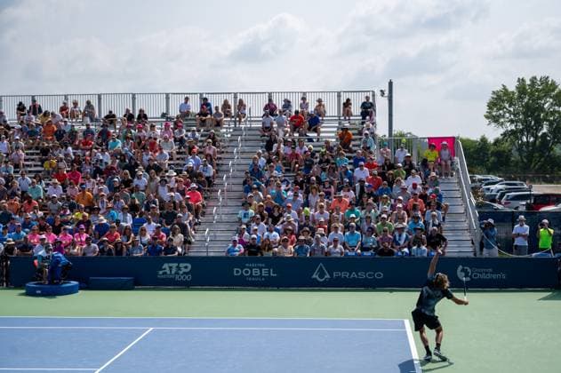 Western & Southern Open: Day 3 Alexander Zverev plays Yoshihito Nishioka during the Western & Southern Open at the Lindner Family Tennis Center on Wednesday, August 16, 2023 in Cincinnati, Ohio. Cincinnati, OH Ohio United States  Copyright: xJasonxWhitmanx originalFilename:whitman-westerns230816_npMU8.jpg