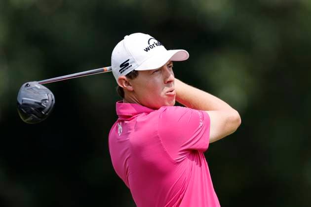 OLYMPIA FIELDS, IL - AUGUST 18: Matt Fitzpatrick of England hits a drive at the 15th hole during the second round of the BMW Championship at Olympia Fields Country Club on August 18, 2023 in Olympia Fields, Illinois. (Photo by Joe Robbins Icon Sportswire) GOLF: AUG 18 PGA, Golf Herren - BMW Championship EDITORIAL USE ONLY Icon5732308180362