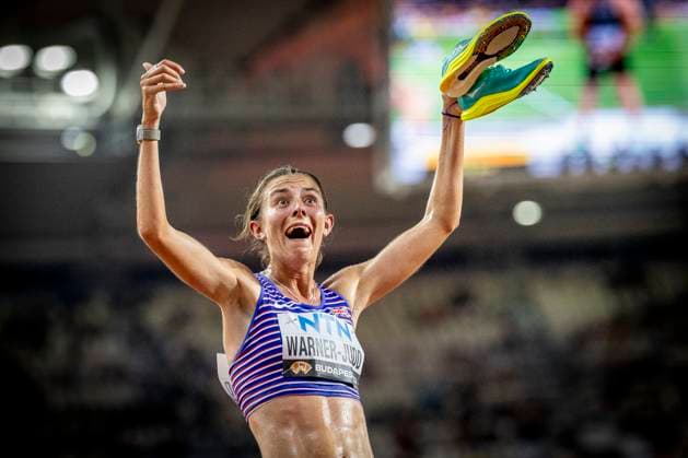 Bilder des Jahres 2023, Sport 08 August Sport Themen der Woche KW33 Sport Bilder des Tages World Athletics Championships Budapest 23; Hungary, 19.08.2023 Budapest, Hungary - August 19: Jessica WARNER-JUDD of GREAT BRITAIN after the 10000m final on day 1 of the World Athletics Championships Budapest 23 at the National Athletics Centre in Budapest, Hungary on August 19, 2023. *** World Athletics Championships Budapest 23 Hungary, 19 08 2023 Budapest, Hungary August 19 Jessica WARNER JUDD of GREAT BRITAIN after the 10000m final on day 1 of the World Athletics Championships Budapest 23 at the National Athletics Centre in Budapest, Hungary on August 19, 2023 Copyright: xBEAUTIFULxSPORTS AxelxKohringx