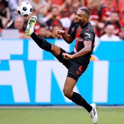 TAH Jonathan Team Bayer 04 Leverkusen DFL Fussball Bundesliga Saison 2023 - 2024 Spiel Bayer 04 Leverkusen - RB Leipzig 3 : 2 am 19.08.2023 in Leverkusen DFL REGULATIONS PROHIBIT ANY USE OF PHOTOGRAPHS as IMAGE SEQUENCES and or QUASI-VIDEO Copyright: xLacixPerenyix