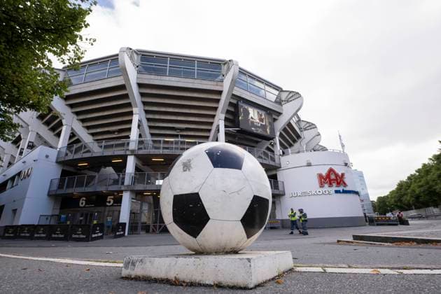 230820 Gamla Ullevi inför fotbollsmatchen i Superettan mellan Örgryte och Östersund den 20 augusti 2023 i Göteborg. Copyright: FREDRIKxAREMYR BB230820FA003