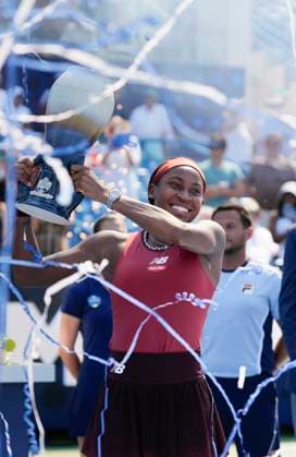 August 20, 2023: CoCo Gauff (USA) defeated Karolina Muchova (CZE) 6-3, 6-4, at the Western & Southern Open being played at Lindner Family Tennis Center in Mason, Ohio. Ã‚ Tennisclix CSM Mason USA - ZUMAc04_ 20230820_zma_c04_336 Copyright: xLesliexBillmanx