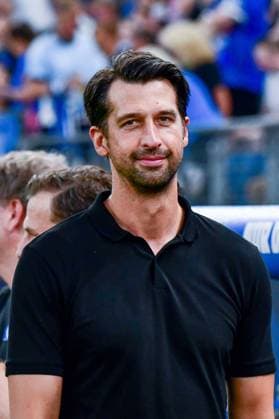 Sportchef Jonas Boldt ( HSV ) Deutschland , Hamburg , Volksparkstadion , Fussball , Bundesliga , 2. Fussball Bundesliga , Hamburger SV - Hertha BSC Berlin