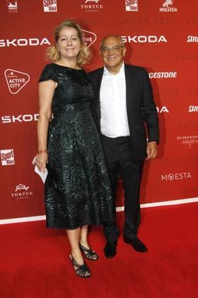 Felix Magath und Nicola Yvonne Jorde bei der Verleihung vom Bild Award am 21.08.2023 in Hamburg Sport Bild Award 2023 Verleihung in Hamburg