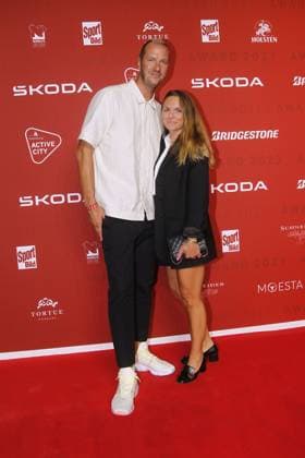 Pascal Hens und seine Ehefrau Angela Hens bei der Verleihung vom Bild Award am 21.08.2023 in Hamburg Sport Bild Award 2023 Verleihung in Hamburg