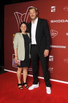 Johannes Bitter und seine Ehefrau Bernadette Bitter bei der Verleihung vom Bild Award am 21.08.2023 in Hamburg Sport Bild Award 2023 Verleihung in Hamburg