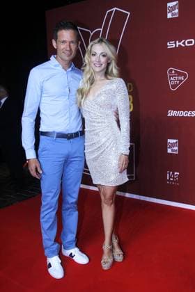 Sebastien Ogier und Andrea Kaiser bei der Verleihung vom Bild Award am 21.08.2023 in Hamburg Sport Bild Award 2023 Verleihung in Hamburg