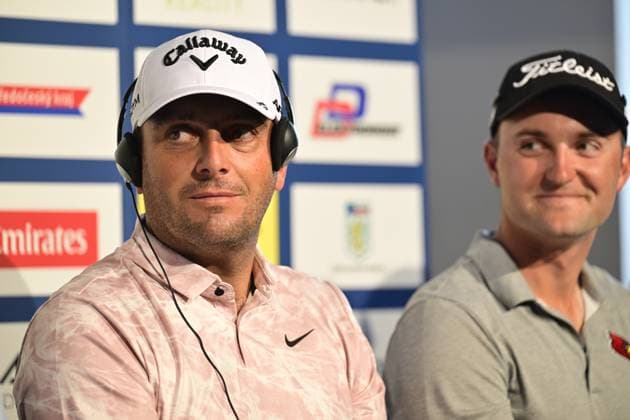 Golf player Francesco Molinari, of Italy speaks at a press conference, PK, Pressekonferenz for the ninth edition of the Czech Masters golf tournament of the European DP World Tour (24-27 August) in Prague, Czech Republic, August 22, 2023. (CTKxPhoto RomanxVondrous) CTKPhotoP2023082204963  CTKPhotoP2023082204963