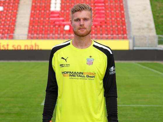 Teampraesentation FSV Zwickau Regionalliga Nordost FSV Zwickau, Regionalliga Nordost, Porträttermin 2023 2024, Zwickau 21.08.2023, GGZ Arena, Fußball , Im Bild: Torhüter Benjamin Leneis ,