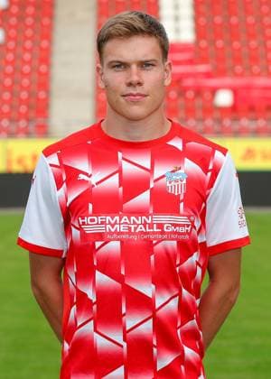 Teampraesentation FSV Zwickau Regionalliga Nordost FSV Zwickau, Regionalliga Nordost, Porträttermin 2023 2024, Zwickau 21.08.2023, GGZ Arena, Fußball , Im Bild: Kilian Senkbeil ,
