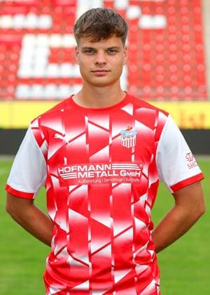 Teampraesentation FSV Zwickau Regionalliga Nordost FSV Zwickau, Regionalliga Nordost, Porträttermin 2023 2024, Zwickau 21.08.2023, GGZ Arena, Fußball , Im Bild: Philipp Heller ,