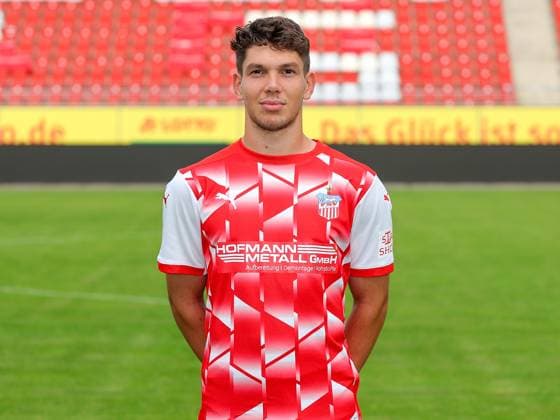 Teampraesentation FSV Zwickau Regionalliga Nordost FSV Zwickau, Regionalliga Nordost, Porträttermin 2023 2024, Zwickau 21.08.2023, GGZ Arena, Fußball , Im Bild: Yannic Voigt ,