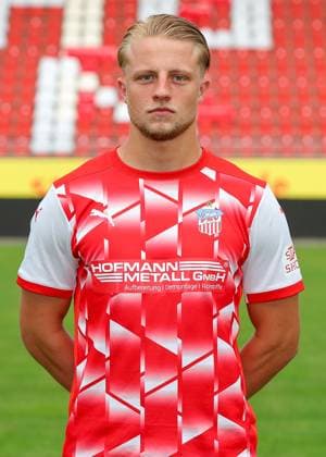 Teampraesentation FSV Zwickau Regionalliga Nordost FSV Zwickau, Regionalliga Nordost, Porträttermin 2023 2024, Zwickau 21.08.2023, GGZ Arena, Fußball , Im Bild: Theo Gunnar Martens ,