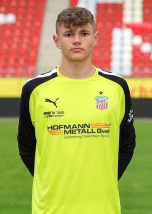 Teampraesentation FSV Zwickau Regionalliga Nordost FSV Zwickau, Regionalliga Nordost, Porträttermin 2023 2024, Zwickau 21.08.2023, GGZ Arena, Fußball , Im Bild: Torhüter Leon Asseth ,