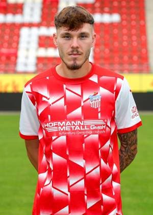 Teampraesentation FSV Zwickau Regionalliga Nordost FSV Zwickau, Regionalliga Nordost, Porträttermin 2023 2024, Zwickau 21.08.2023, GGZ Arena, Fußball , Im Bild: Sandro Sengersdorf ,