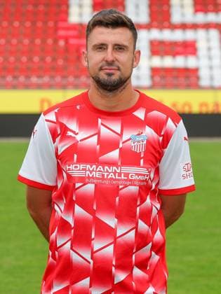 Teampraesentation FSV Zwickau Regionalliga Nordost FSV Zwickau, Regionalliga Nordost, Porträttermin 2023 2024, Zwickau 21.08.2023, GGZ Arena, Fußball , Im Bild: Davy Frick ,