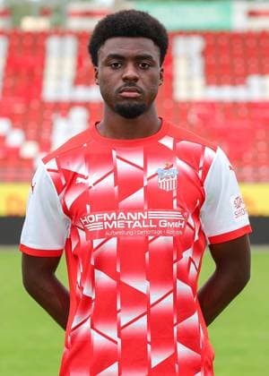 Teampraesentation FSV Zwickau Regionalliga Nordost FSV Zwickau, Regionalliga Nordost, Porträttermin 2023 2024, Zwickau 21.08.2023, GGZ Arena, Fußball , Im Bild: Lloyd-Addo Kuffour ,