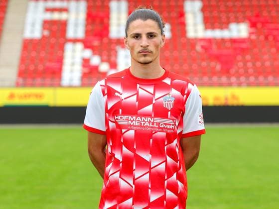 Teampraesentation FSV Zwickau Regionalliga Nordost FSV Zwickau, Regionalliga Nordost, Porträttermin 2023 2024, Zwickau 21.08.2023, GGZ Arena, Fußball , Im Bild: Veron Dobruna ,