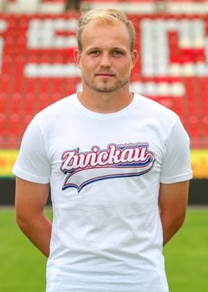 Teampraesentation FSV Zwickau Regionalliga Nordost FSV Zwickau, Regionalliga Nordost, Porträttermin 2023 2024, Zwickau 21.08.2023, GGZ Arena, Fußball , Im Bild: Co TW - Trainer Tom Hornuff ,