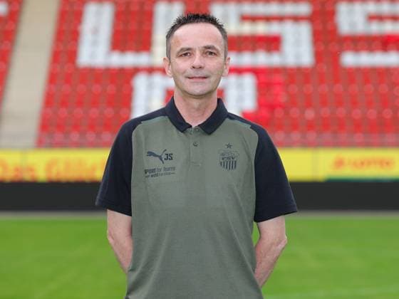 Teampraesentation FSV Zwickau Regionalliga Nordost FSV Zwickau, Regionalliga Nordost, Porträttermin 2023 2024, Zwickau 21.08.2023, GGZ Arena, Fußball , Im Bild: Mannschaftsleiter Jens Schubert ,