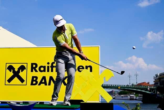 Golf player Thorbjorn Olesen of Denmark in action during the ninth edition of the Czech Masters golf tournament of the European DP World Tour (24-27 August) in Prague, Czech Republic, August 22, 2023. (CTKxPhoto RomanxVondrous) CTKPhotoP2023082205502  CTKPhotoP2023082205502