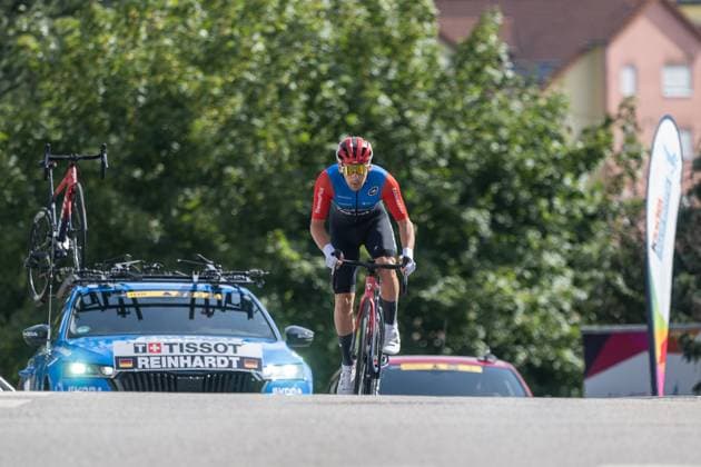 Deutschland Tour 2023; Prolog Sankt Wendel, 23.08.2022 Theo Reinhardt (GER, Rad-Net Oßwald), Deutschland Tour 2023, Prolog Sankt Wendel, 23.08.2022 Copyright: xBEAUTIFULxSPORTS Nagelx