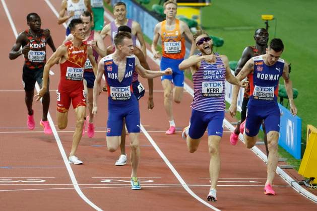 Bilder des Jahres 2023, Sport 08 August Sport Themen der Woche KW34 Sport Bilder des Tages Joss Kerr (3-R) of Great Britain wins the 1500m of the World Athletics Championships Budapest, Hungary, 23 August 2023. World Athletics Championships Budapest 2023 - Day 5 !ACHTUNG: NUR REDAKTIONELLE NUTZUNG!  Copyright: xJavierxEtxezarretax GRAF9558 20230823-55011754359_1